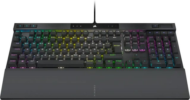 Corsair K70 Pro RGB Gaming Tastatur Schwarz mit optischen Switches und QWERTZ DE Layout - Bild 1