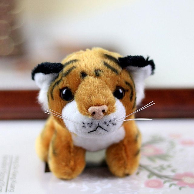 Plüsch Schlüsselanhänger Tiger, braun, Unisex - Bild 1