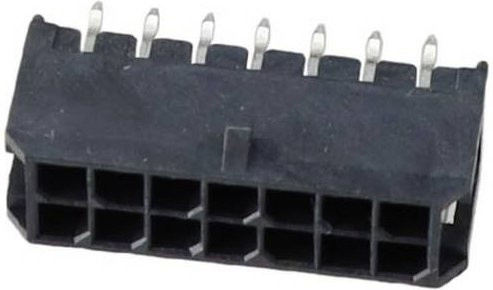 Amphenol Einbau-Stiftleiste Standard Schwarz 10127721-141LF - Bild 1