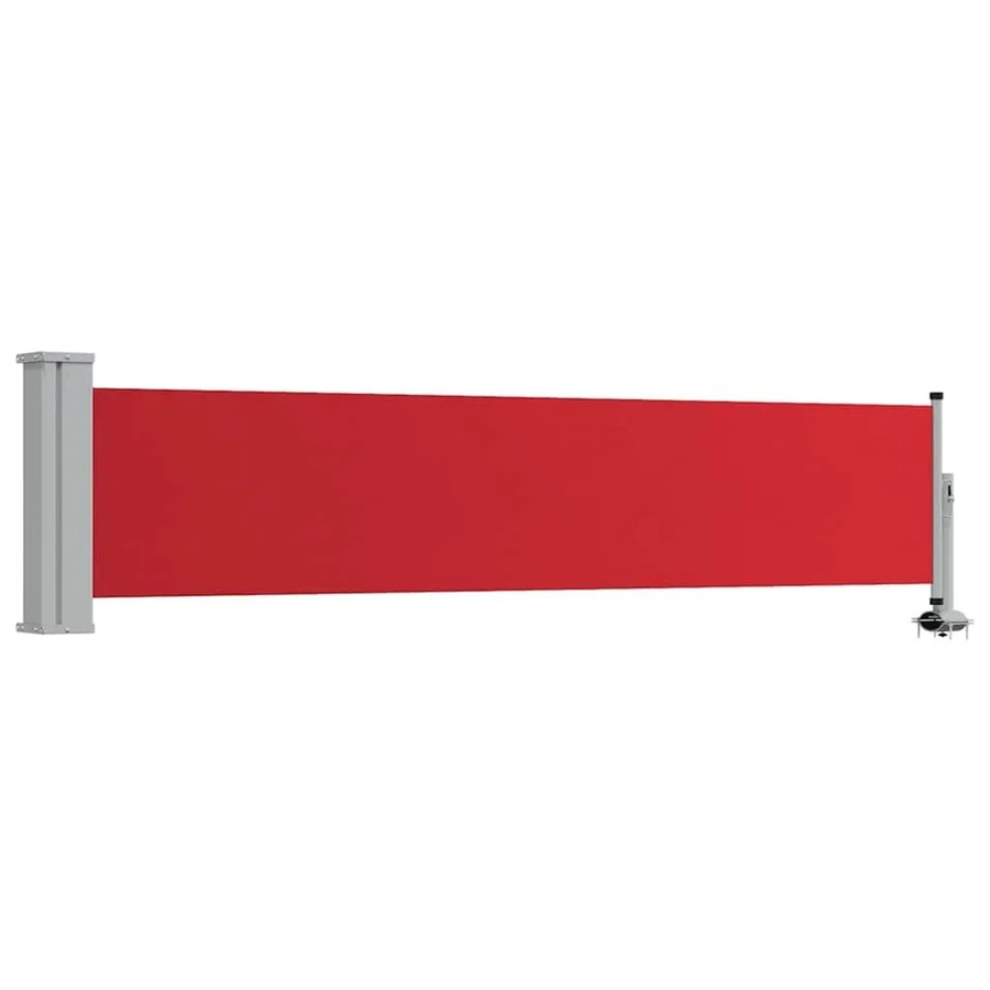 vidaXL Ausziehbare Seitenmarkise aus Polyester in Rot, B/H: 300 x 60 cm - Bild 2
