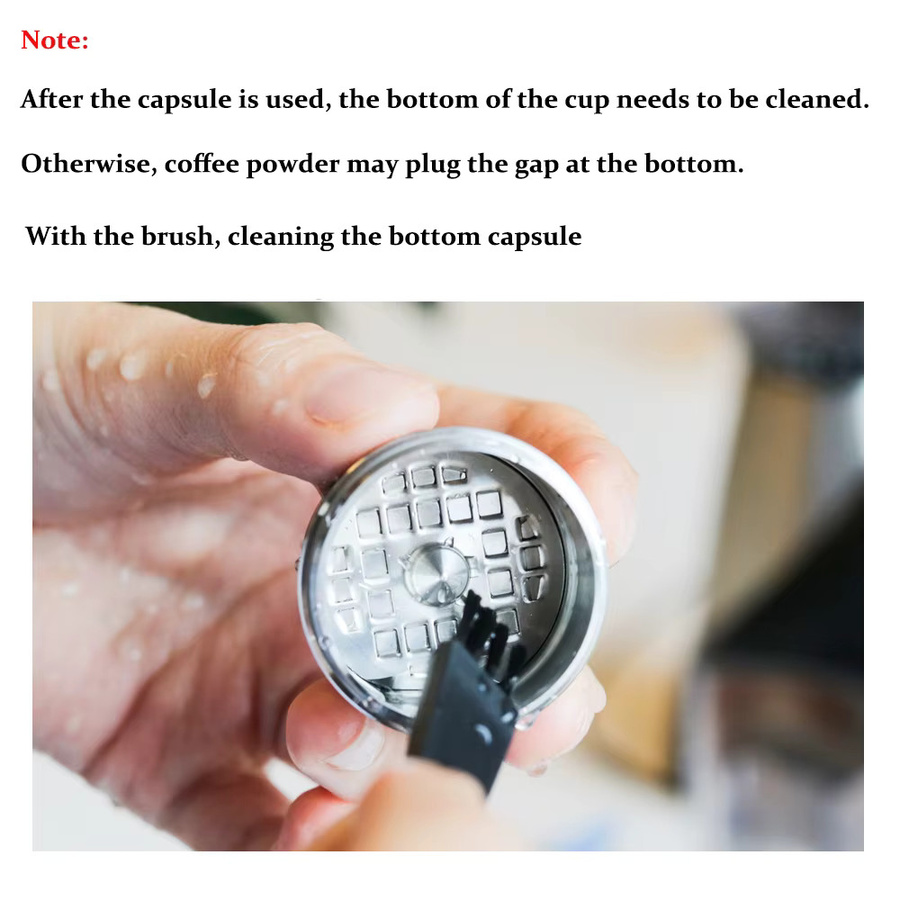 iCafilas wiederverwendbare Kapsel in Silber für Caffitaly und Tchibo Cafissimo Maschinen inklusive Tamper - Bild 3