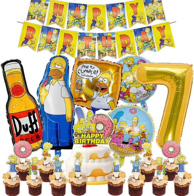 TAKARA TOMY Simpsons Figuren, Partyzubehör, Bunt / Mehrfarbig - Bild 1