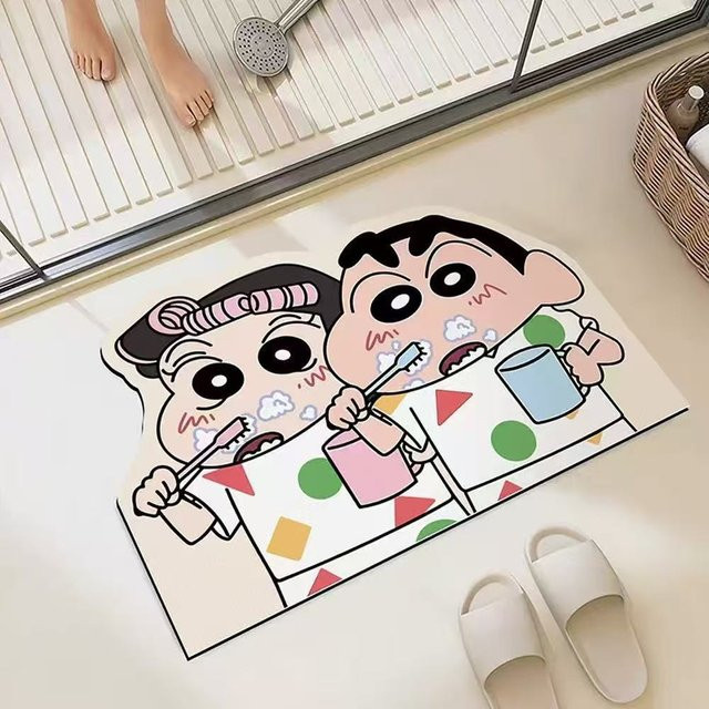 Bandai Cartoon Anime Duschmatte schnelltrocknend weich und komfortabel B/H: 40 x 30 cm - Bild 1