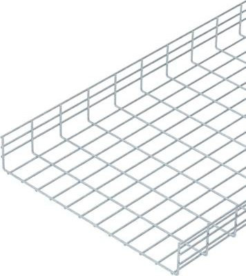 OBO Bettermann Gitterrinne aus Edelstahl in Silber, L x B x H: 300 x 60 x 10,5 cm - Bild 1