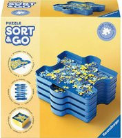 Ravensburger Sort & Go Ultimate 12.001.674 Aufbewahrungsbox aus Kunststoff, Blau, stapelbar - Bild 1
