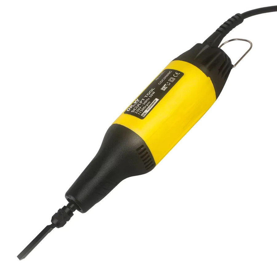 Elektrischer Gravurstift 50W 220V DIY Cutter und Schnitzwerkzeug Set für Holzbearbeitung und Schnitzarbeiten - Bild 4