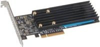 Sonnet M.2 PCIe Schnittstellenkarte für 2x NVMe SSDs, Low-Profile RAID Controller Card, Schwarz - Bild 1