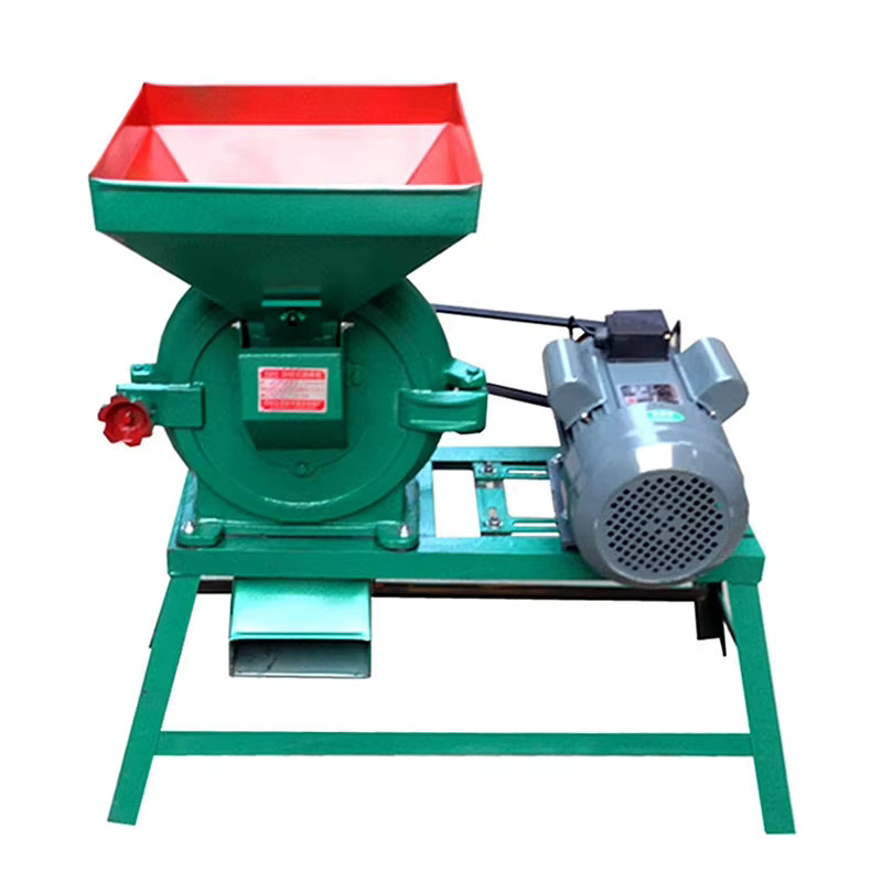 LZHZXY Kompakte Heim-Maismühle als Getreidefutterbrecher in Schwarz und Grün aus Metall mit 4 kW Leistung - Bild 1