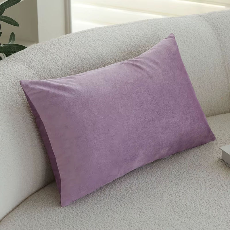 CANIRICA Samt Kissenbezug Rosa, B/H: 30 x 50 cm - Bild 2