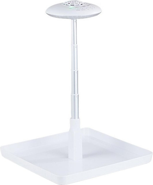 TOMTOP JMS Hydrokultur-Anbausystem mit LED-Wachstumslampe und dekorativem Pflanztopf in Weiß - Bild 1