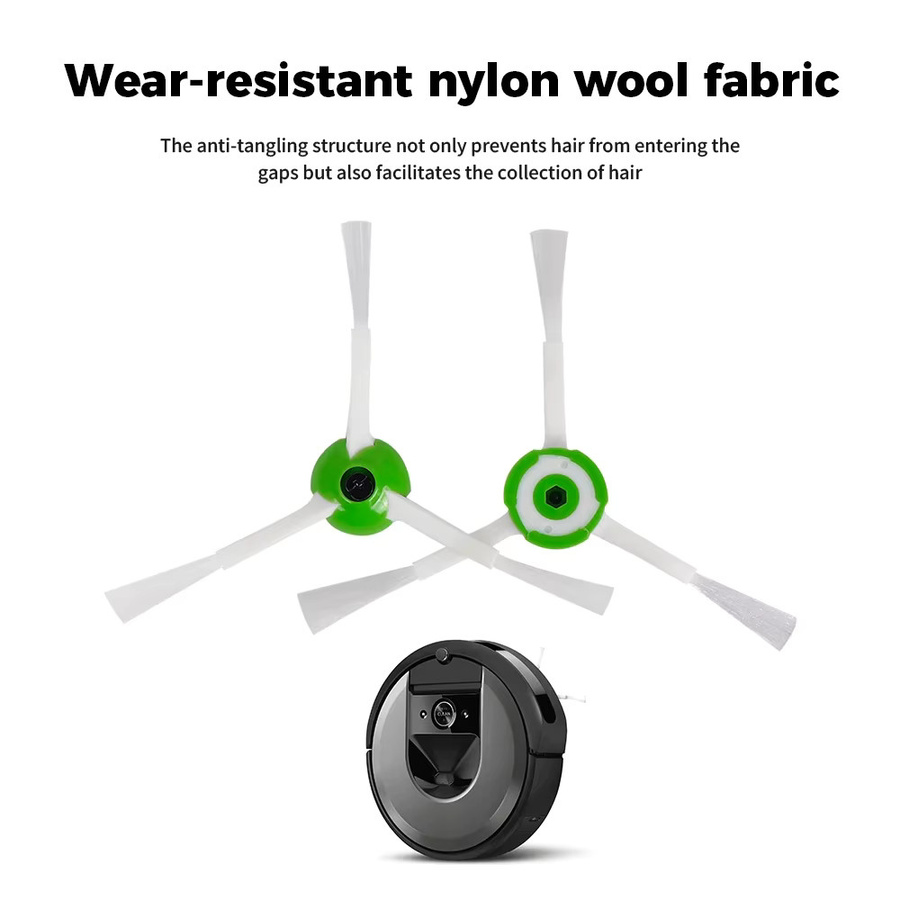 iRobot Roomba Zubehör Set mit Hauptbürsten, Seitenbürsten, Filtern und Staubbeuteln für i3, i4, i6, i7, i8, E5, E6, E7 Modelle - Bild 3