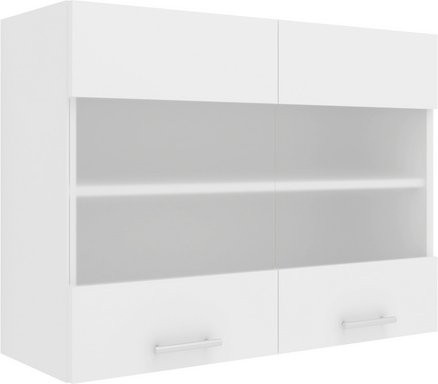 VCM Hängeschrank Esilo in Weiss mit Glastüren, B/H/T: 80 x 60 x 31 cm - Bild 1