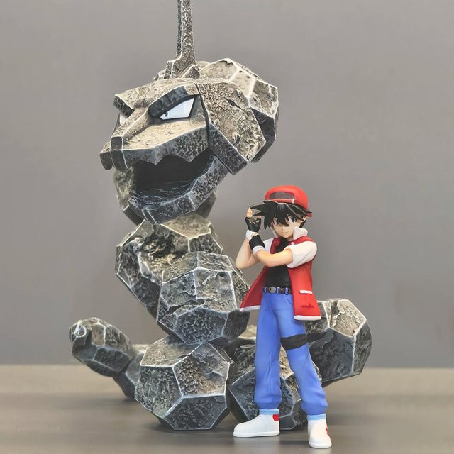 Bandai Pokémon Ash Ketchum Figur, Actionfigure, Rot, Bunt / Mehrfarbig, Kunststoff - Bild 1