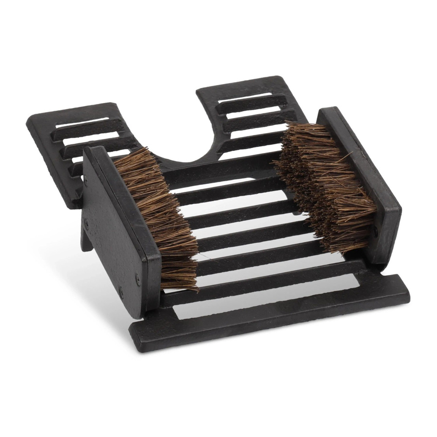 Relaxdays Schuhabstreifer aus Gusseisen in Schwarz mit Schuhauszieher, B/T/H: 10,5 x 21,5 x 26,5 cm - Bild 2