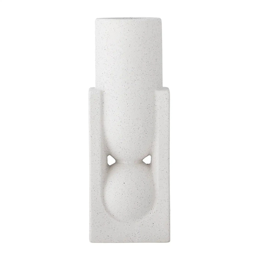 Bloomingville Keramikvase Salome in Weiß mit schlanker Form, Höhe: 34 cm - Bild 1