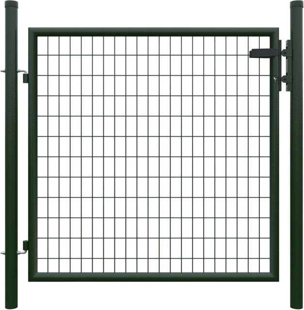 T & J Einzeltor inklusive Pfosten Strong in Grün, B: 125 cm, H: 123 cm - Bild 1