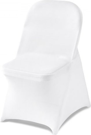 VEVOR Stuhlhussen 150er Set aus Polyester-Spandex in Weiß, elastische Stretch-Stuhlbezüge für Esszimmer und Bankette, B/T/H: 45 x 46 x 77 cm - Bild 1