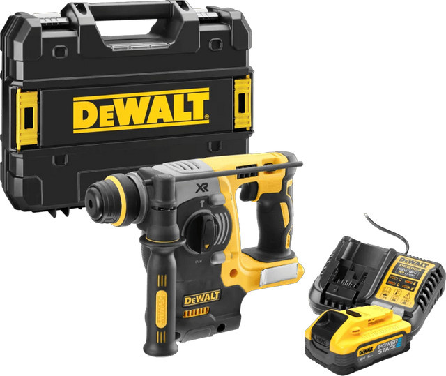 DeWalt DCH273NT-XJ Powerstack Akku Starterset in Gelb mit 5,0 Ah Akku - Bild 1