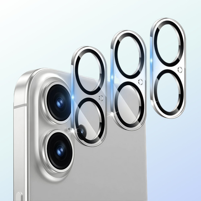 3er-Set Kamera-Schutzglas für Apple iPhone 17 Air 16e 16 15 14 13 12 11 Pro Max Plus Mini mit 9H gehärtetem Glas - Bild 1