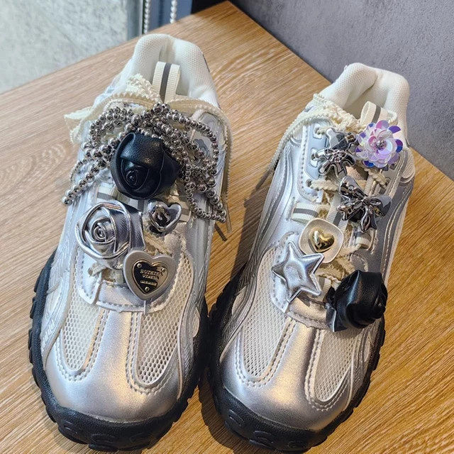 SMATLELF Schuh Charms, Blume, Schnalle - Bild 1