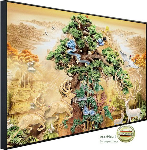 papermoon Infrarotheizung EcoHeat Kultur in Bunt mit Matt-Effekt, App-Steuerung und Überhitzungsschutz - Bild 1