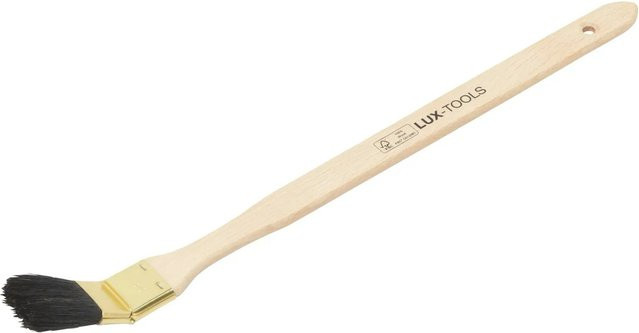 LUX-TOOLS Eckenpinsel für lösemittelbasierte Lacke aus Holz und Metall, Breite: 35 mm - Bild 1