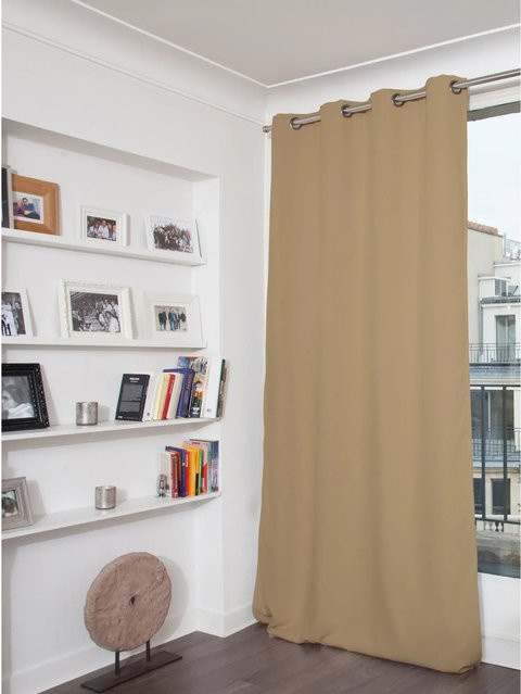 Moondream Verdunkelungsvorhang Kaffee mit Ösen, Höhe: 260 cm, Breite: 145 cm - Bild 1
