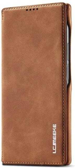 Leder Handyhülle Flip Case mit Kartenfach und Ständer für Samsung Galaxy S26 S25 S24 S23 Ultra S22 Plus S21 FE S20 in Braun - Bild 1