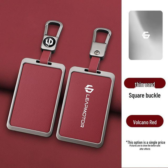 GearUp AutoMoto NFC-Karten-Schlüsselhülle für Leapmotor C10 aus Metall in Grau - Bild 1