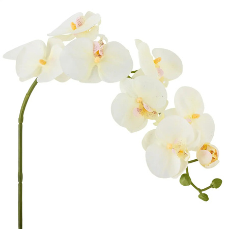 Bloomingville Orchideenstiel Kunstblume weiß Höhe: 18 cm