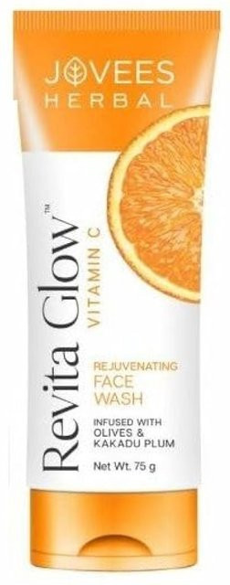 Jovees Herbal Revita Glow Vitamin C Gesichtswaschgel, 75 g, Normale Haut - Bild 1