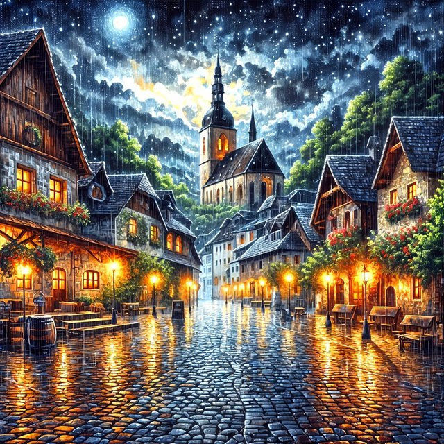 EverShine Diamantmalerei 5D DIY Mosaik Landschaft Bild mit vollen Bohrern in Mehrfarbig - Bild 1