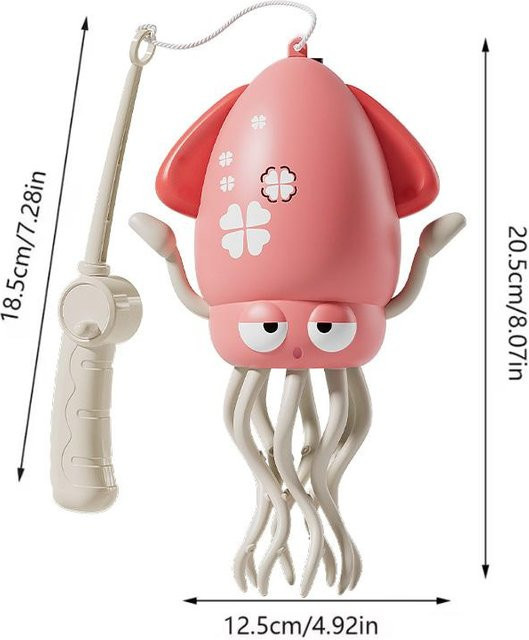 Fashnics Magisches tanzendes Oktopus-Spielzeug, Elektrisches Haustier, Licht & Musik, rosa, ab 3 Jahre - Bild 1