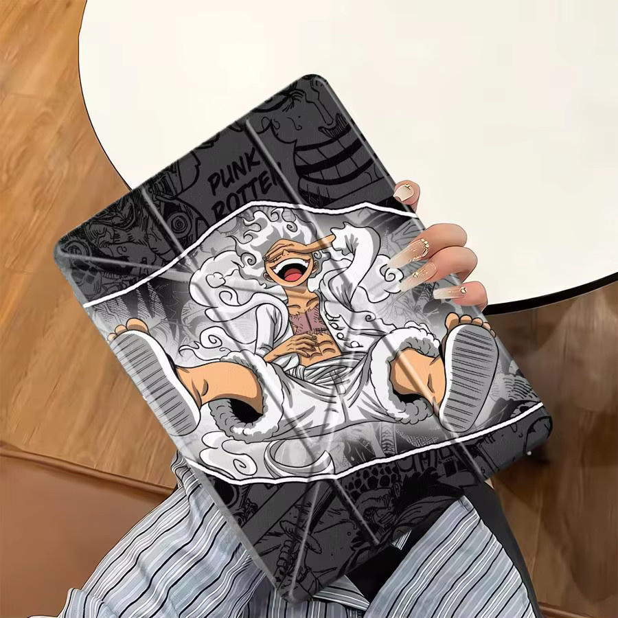 One Piece Ace Luffy Tablet-Hülle für iPad Pro, Air und Mini in Multicolour - Bild 3