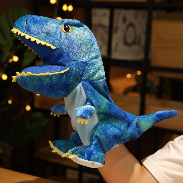 Yiran toy Dinosaurier Plüschpuppe, Tyrannosaurus Triceratops, 35cm, ab 14 Jahren - Bild 1