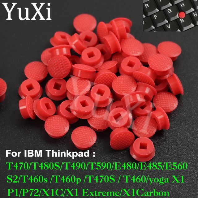 10 Stück TrackPoint Kappen für Lenovo IBM Thinkpad in Rot - Bild 1