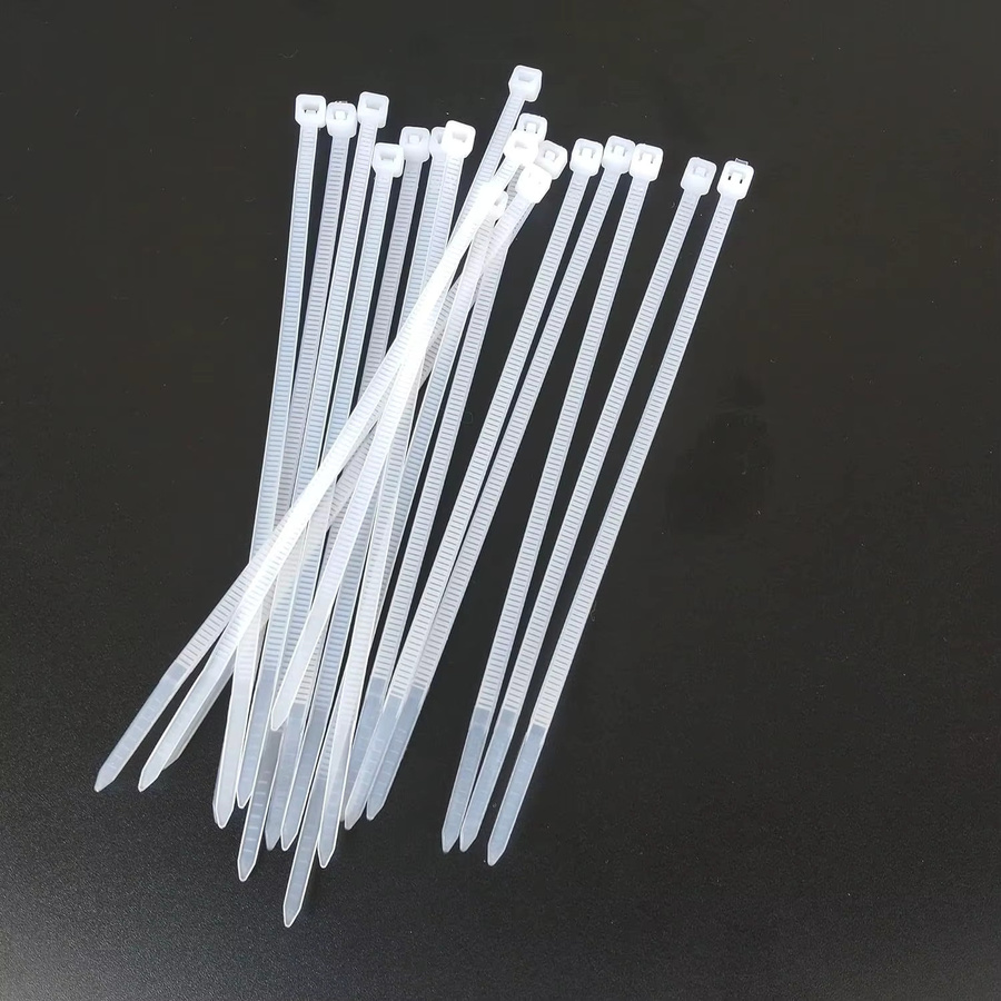 200 Stück ELECAPITAL Mehrzweck-Nylon-Kabelbinder aus Kunststoff, verstellbar und selbstsichernd, B/T/H: 150 x 3 x 3 mm, in Schwarz und Weiß - Bild 2