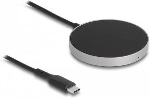 Delock Induktions-Ladematte 15W mit USB-C Anschluss Schwarz/Grau 66467 - Bild 1