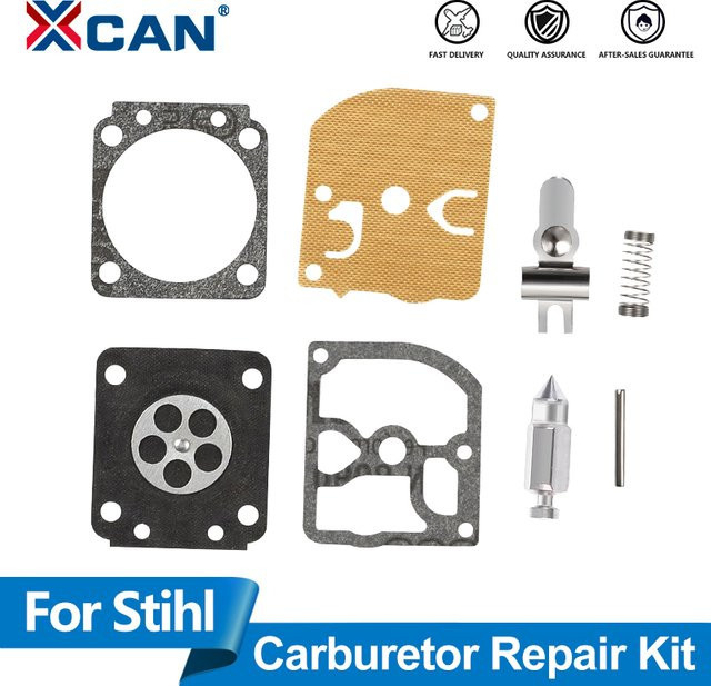 XCAN Vergaser Reparatur Kit für STIHL MS170 MS180 MS210 MS220 Ersatzteile für Kettensägen und Gartenwerkzeuge in Multicolour - Bild 1