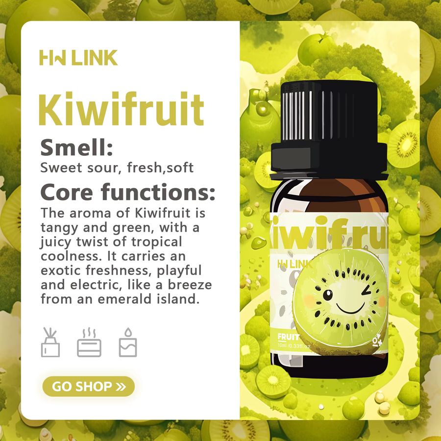 HWLINK Ätherisches Kiwi Öl 10 ml für Aromatherapie, Diffusoren und DIY-Projekte - Bild 3