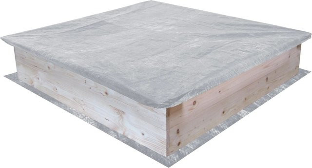 Soulet Sandkasten aus Trockenholz B/T/H: 118 x 118 x 21,6 cm - Bild 1