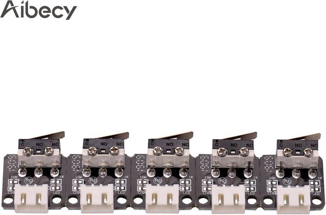 Aibecy 5 Stück 3D-Druck Endstopper Endschalter 3-polig für CR-10 in Schwarz - Bild 1