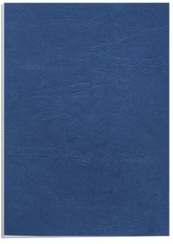 Fellowes Deckblätter DIN A4 in Blau aus Papier mit Lederoptik, 100 Stück - Bild 3