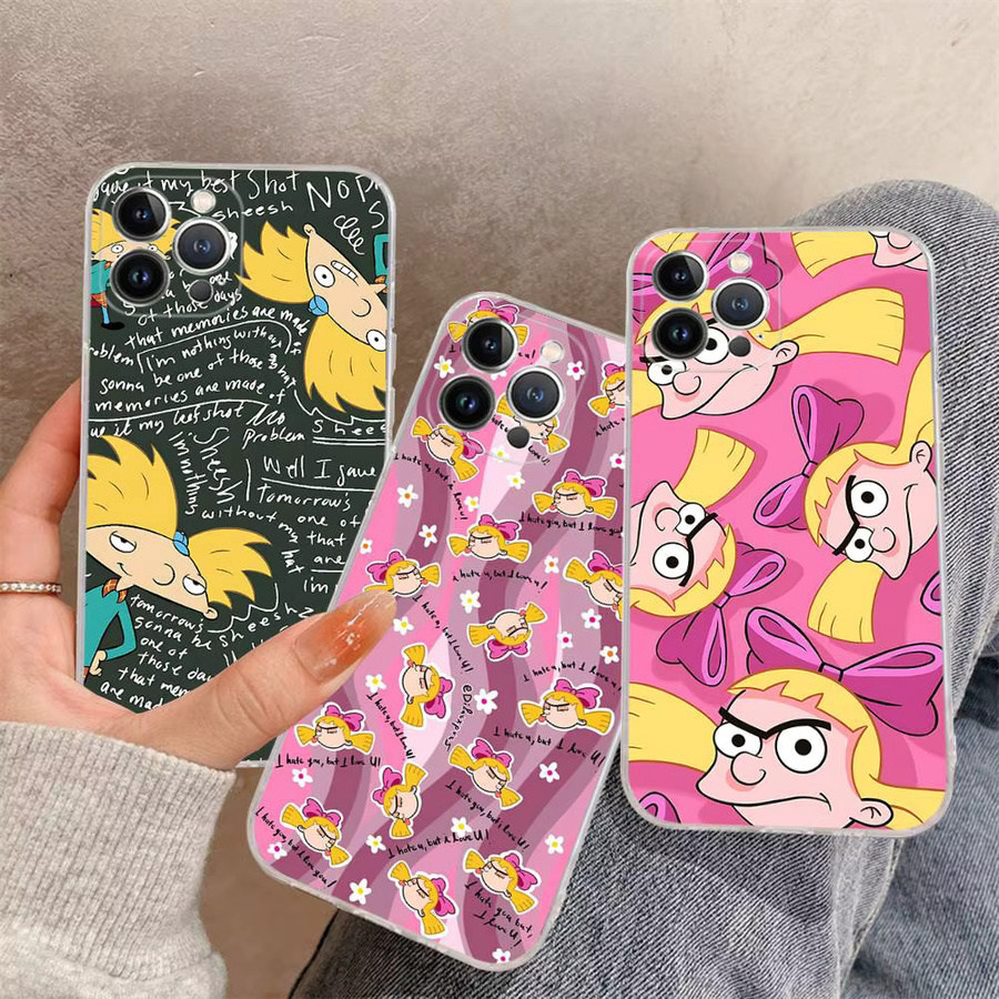 H-Hey A-Arnold Helga Bonito Handyhülle für iPhone 17 16 16e 15 14 13 12 11 Pro Max Mini Plus in Multicolour - Bild 2