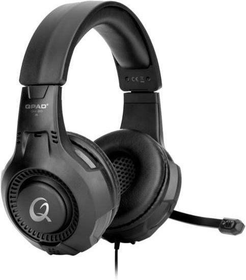 QPAD QH20 Gaming-Headset On-Ear in Schwarz für PC, PlayStation, Xbox und Mobile - Bild 1