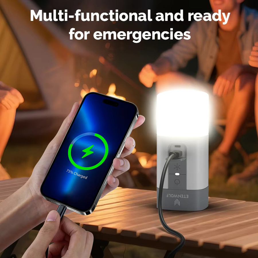 ETENWOLF AIR 5 PRO Elektrische Luftpumpe mit 720 LPM und 10400 mAh Akku als tragbarer Inflator und Deflator für Poolschwimmer - Bild 3