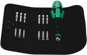 Wera Kraftform Kompakt 40 7-teiliges Schraubendreher-Bit-Set in Schwarz - Bild 1