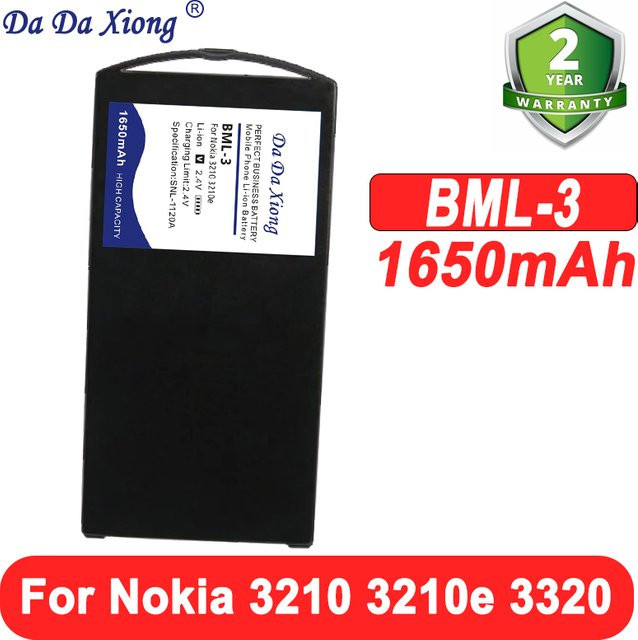 DaDaXiong BML-3 Akku mit 1650 mAh für Nokia 3210, 3210e und 3320 - Bild 1