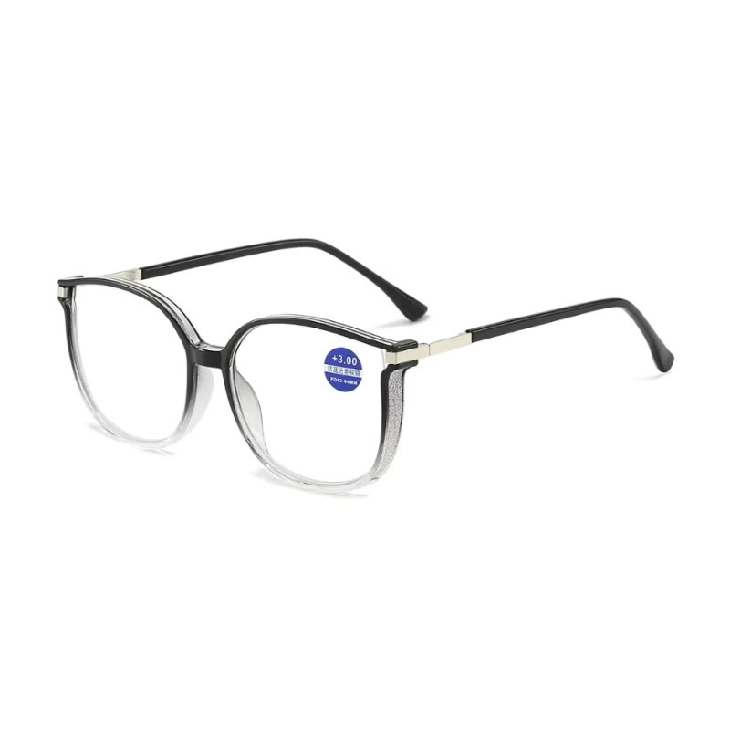 DIXSG Lesebrille, Unisex, Vollrand, Rund, Transparent - Bild 1
