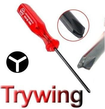 Trywing Dreieck-Schraubendreher in Rot für Nintendo DS Lite, NDS, Wii und GBA - Bild 1